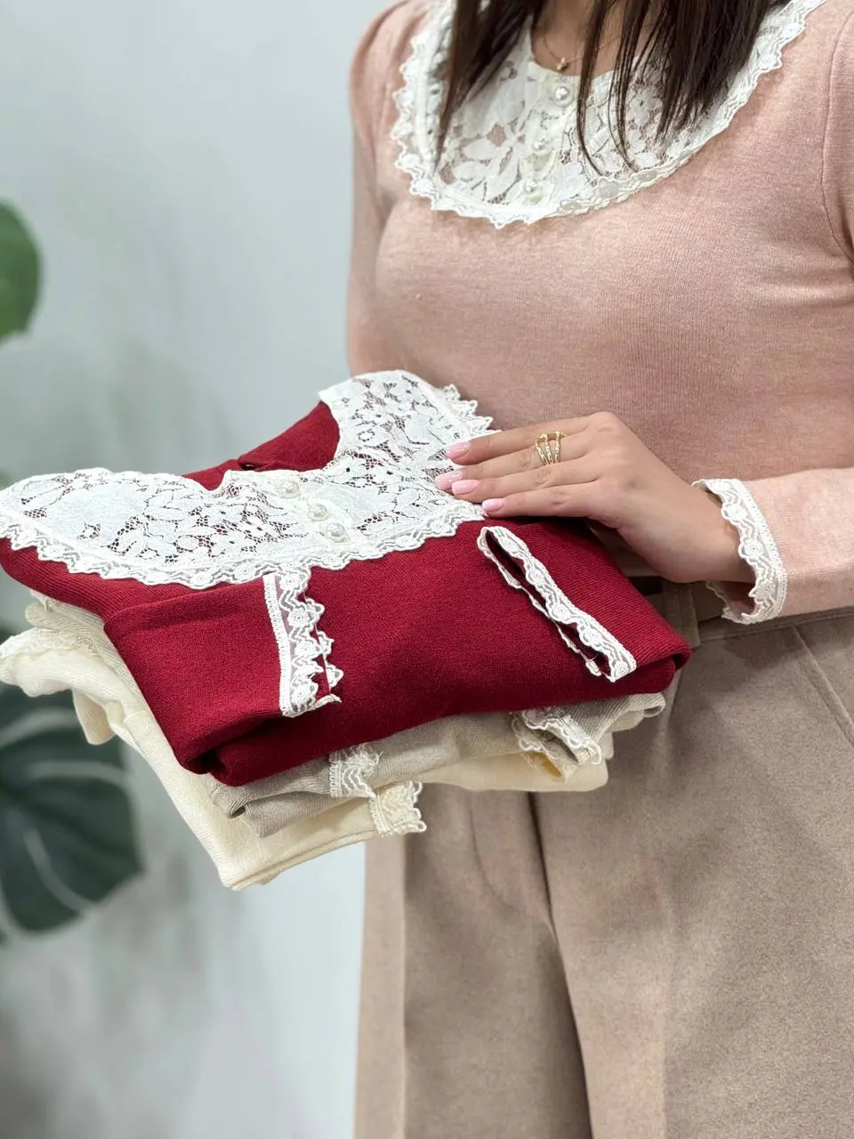 بافت گپ دانتل ترک صدف